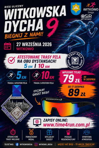IX Bieg Uliczny Witkowska Dycha