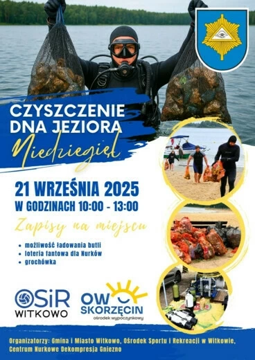 Czyszczenie dna Jeziora - Niedzięgiel