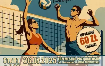 Grand Prix w Siatkówce Plażowej na plaży OW Skorzęcin!